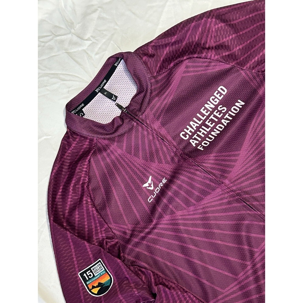 Cuore CAF Cycling Jersey Mens XL Million Dollar Challenge 15th Anniversary Bike